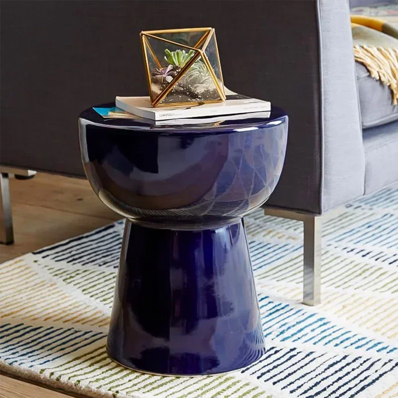 

Nordic Creative Bedside Small Round Table Movable Modern Simple Bedside Small Round Table