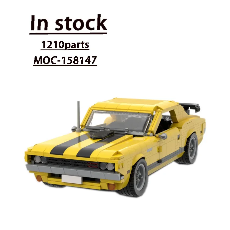 MOC-158147 Yellow New Style 1:18 Driver San Francisco Assembly Stitching Building Block Model 1210 Parts Kids Birthday Toys Gift