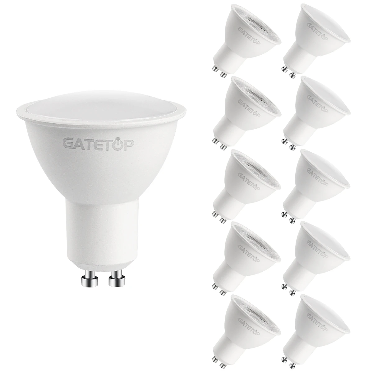 10 stks 3 W 5 W 6 W 7 W Dimbare LED GU10 Spot Light AC220V Energiebesparende Dimmen lamp Verlichting kan de 30 W 50 W halogeenlamp vervangen - afbeelding 2