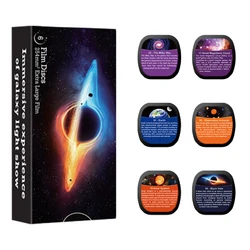 Galaxy Star Projector Night Light Discs Realistic Galaxy Pattern Film Discs 4K HD Light Discs - 6 Pack (Projector Not Included)