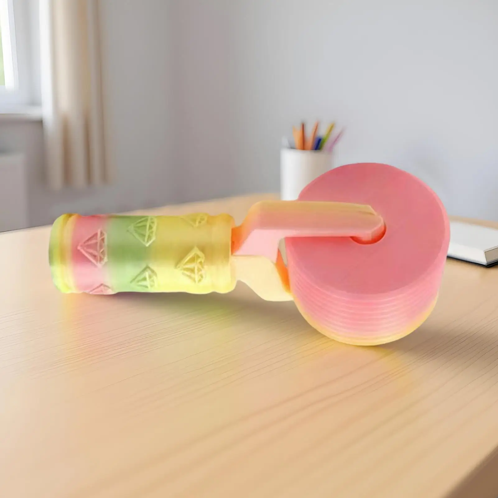 أداة توزيع فنية مريحة وخفيفة الوزن، أسطوانة مطبوعة ثلاثية الأبعاد للمنزل والأصدقاء والعائلة والرجال والنساء والبالغين والأطفال