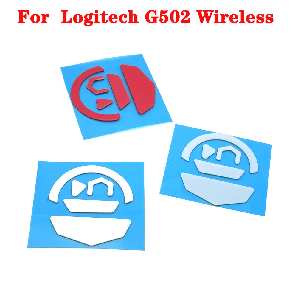 1set competition level mouse feet skates connector for Logitech G502 Wired and lightspeed wireless edition White Gray Red