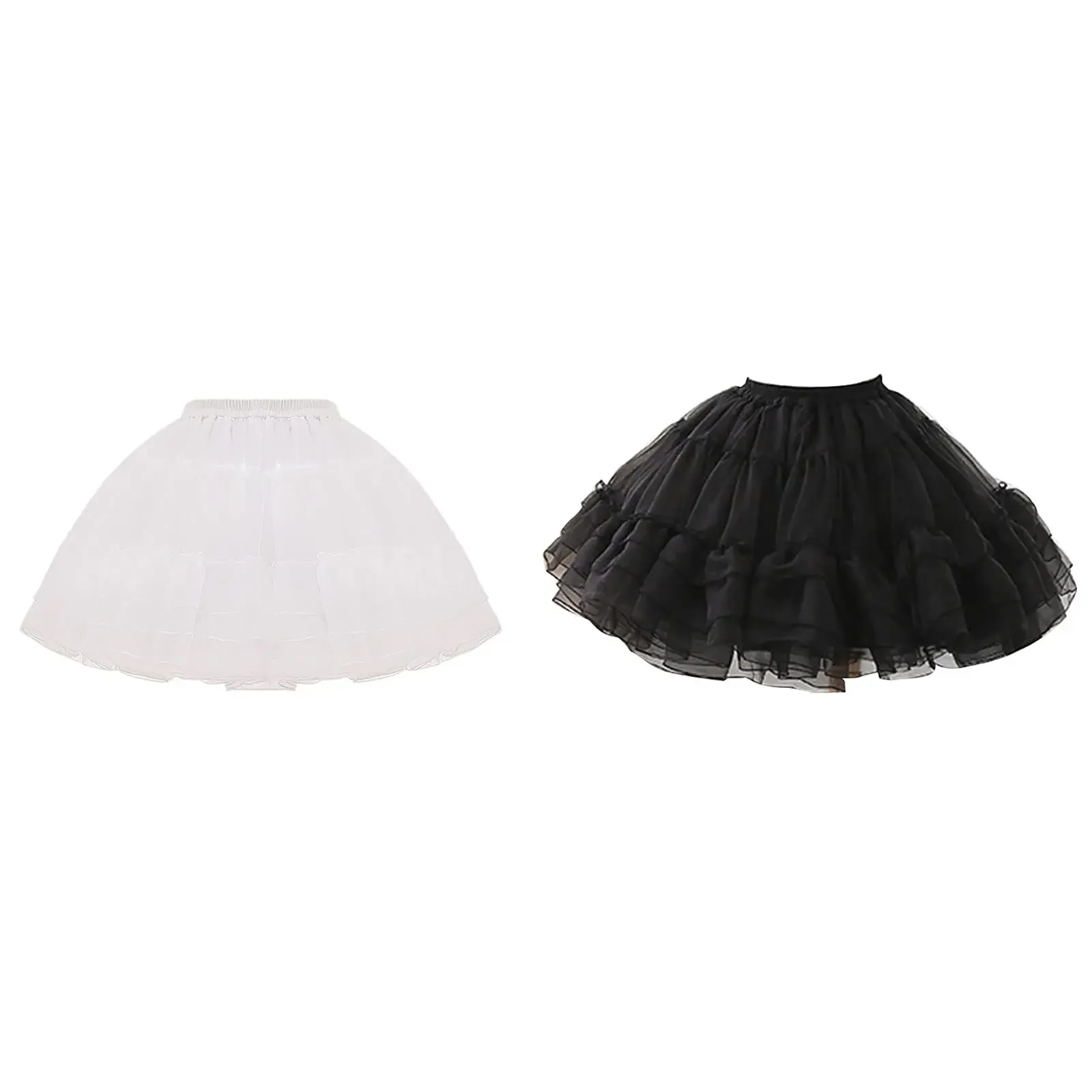 

Women's Crinoline Petticoat Tutu Skirt Multiple Layers Ball Gown Half Slips 17-inch Underskirt for Wedding Bridal Dress 2023