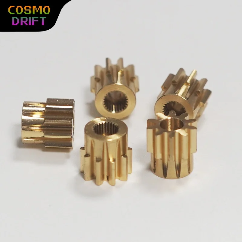 

New TIANKONGRC Brass Metal Gear 1 Module 10 Teeth For 25T Standard RC Servo Airplane Robot External Disc Servo Accessory