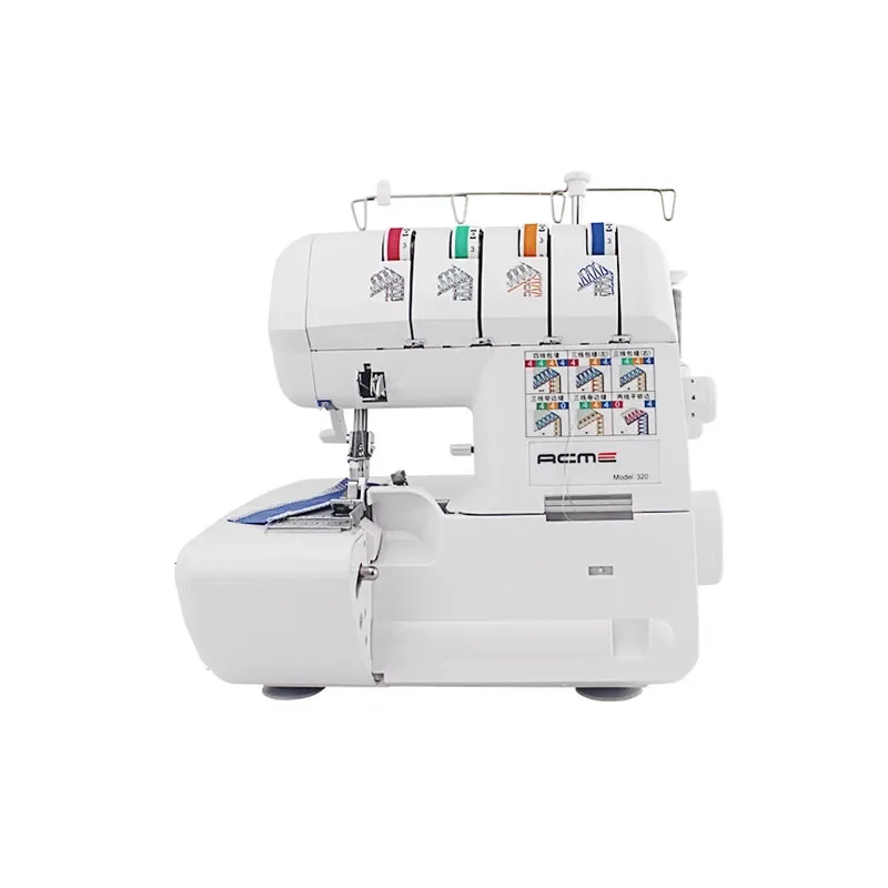 

Household Desktop Four-Line Overlock Sewing Machine Adjustable Needle Pitch,12 Trace,Lighting Function