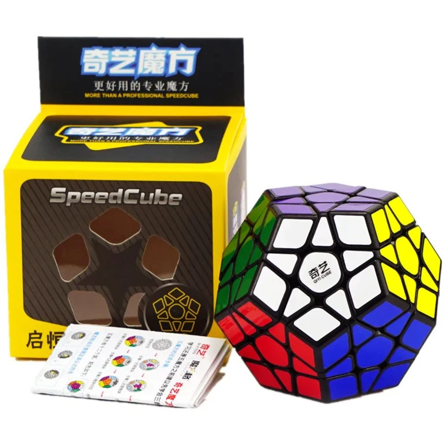 QIYI Speed Magic Cube 3x3x3 4x4x4 5x5x5 Puzzle Black Stickers Magic Cube Education Learnning Cubo Magico Toys For Children Kids