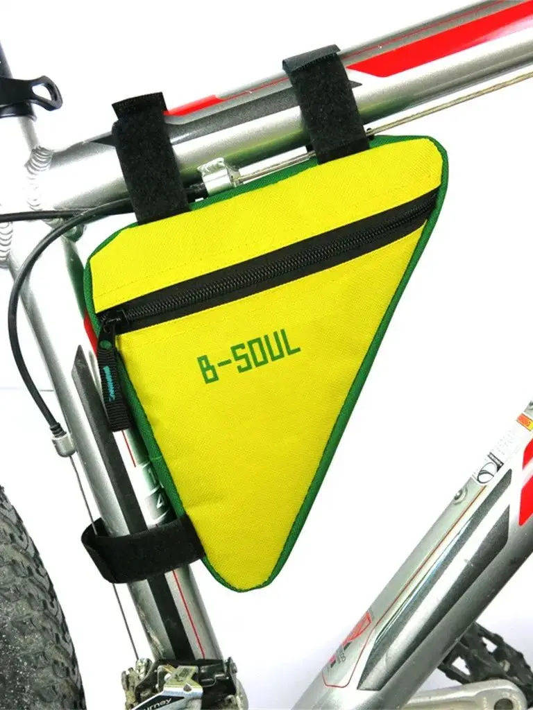 AliExpress Bike Frame Storage Bag, Water Resistant Bicycle Triangle Bag, Strap-On Under Seat Tool Accessories