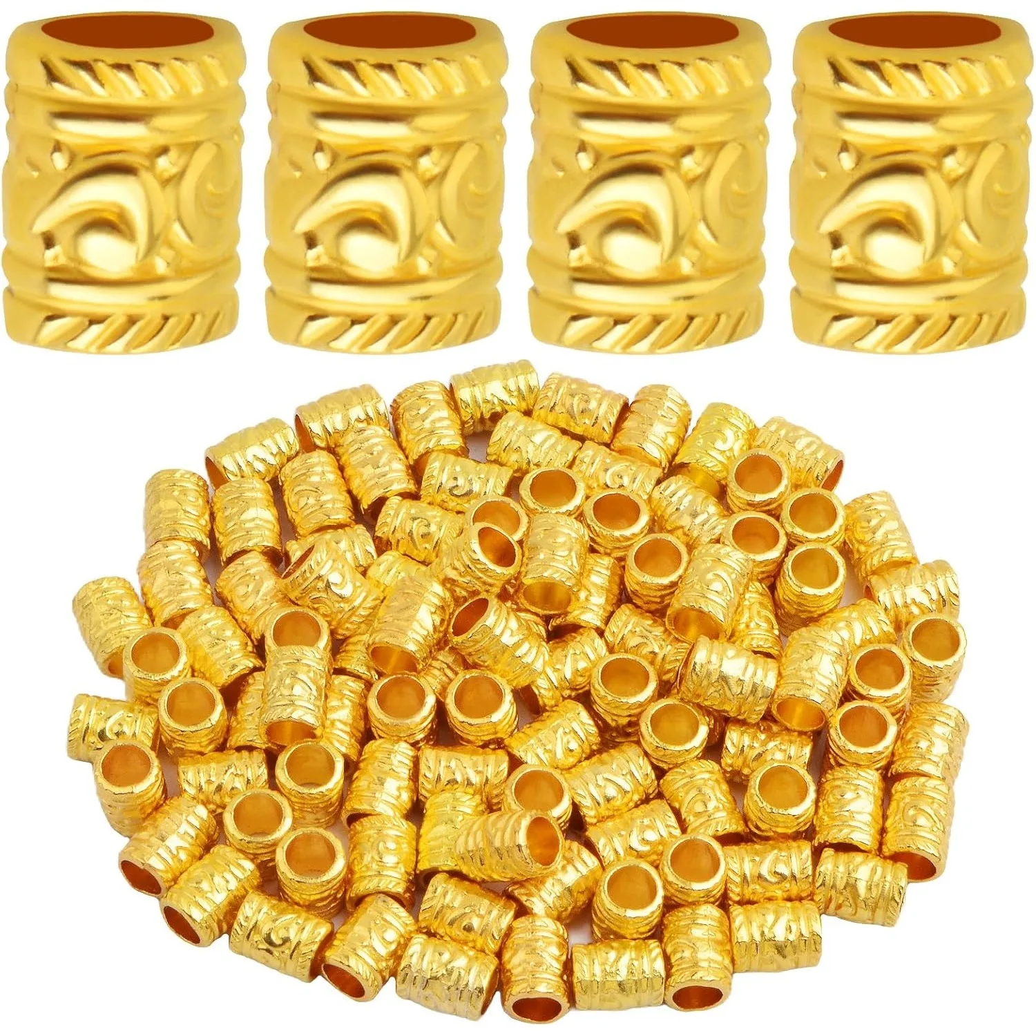 

100 шт., европейские бусины-разделители, свободные бусины, объемные металлические прокладки, аксессуары ручной работы для изготовления браслетов «сделай сам», ювелирных изделий