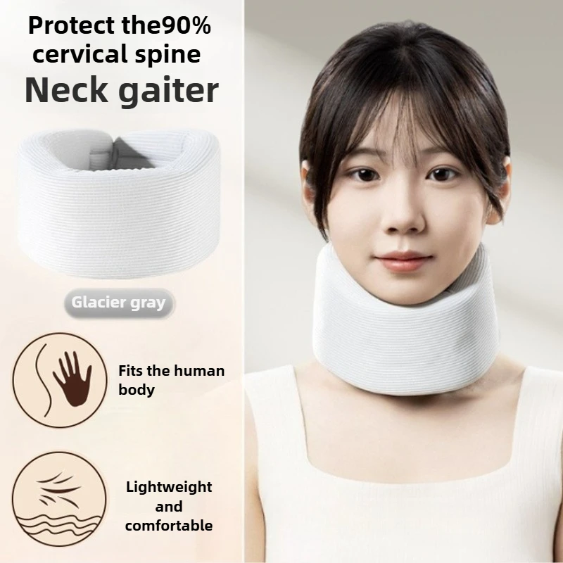 

Skin friendly breathable neck protector, office anti bowing device, correction and fixation protection, cervical neck protector