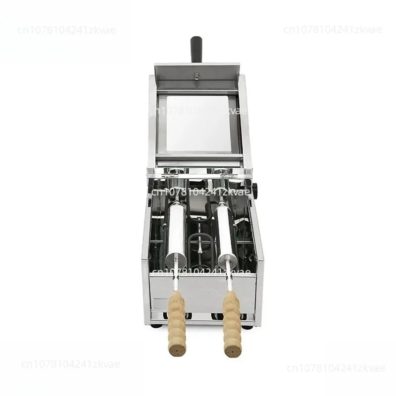 Chimney Bread Roll Baking Machine Ice Cream Bread Cone Maker Cake Baking Machines Oven with 2 Rollers