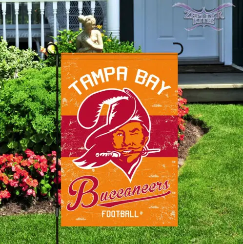 Vintage Tampa Bay Buccaneers garden flag 12