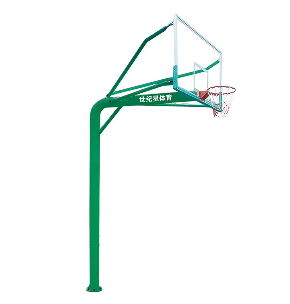 New Popularity Fixed Single Arm Basketball Hoop Basketball Stand