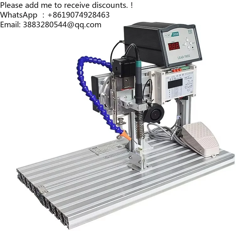 200W Intelligent Semi-automatic Soldering Machine BORX-003 USB Switch Foot Operated Spot Welding Machine