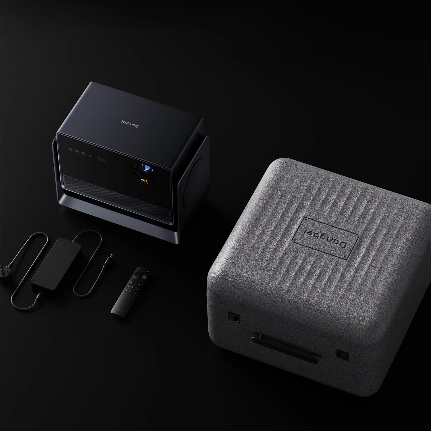 NOVO Projetor dangbei S7 Ultra Pro 4K 5800CVIA Brilho 65000:1 Contraste 3D Dolby Vision/Atmos para Home Theater