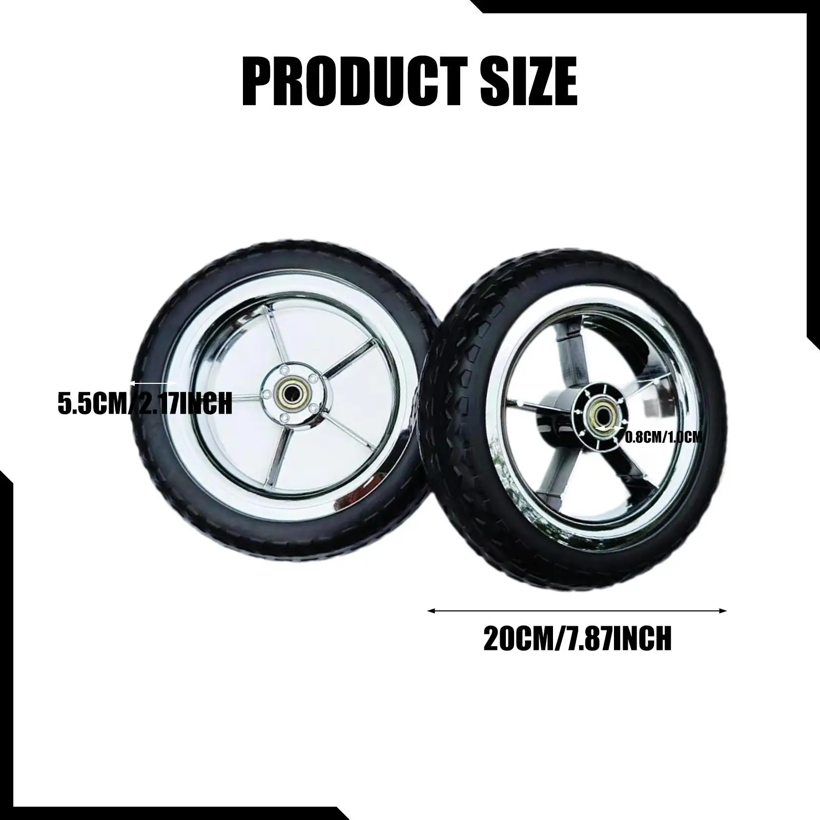 

Foam Tyre Wheelbarrow Universal Replacement Wheel for Folding Utility Cart Trolley Transport