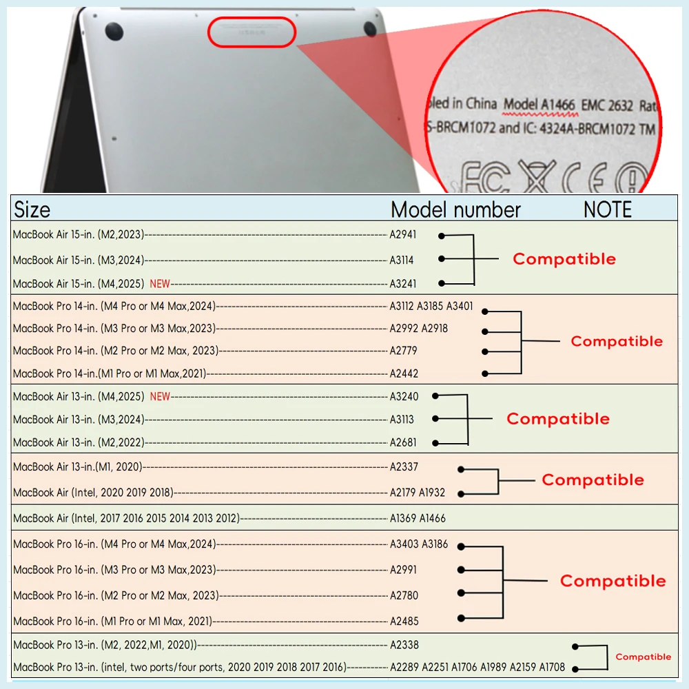 Custodia per laptop 2025 M4 per MacBook Air Pro 13 15.3 13.6 14.2 16 custodia Fonda MacBook Pro 16.2 Air 13.3 Custodia M2 M3 ﻿