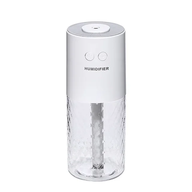 

Wireless Mini USB Air Humidifier Portable Rechargeable Diffuser Ultrasonic Humidifier Nebulizer Sprayer Purifier Color Light