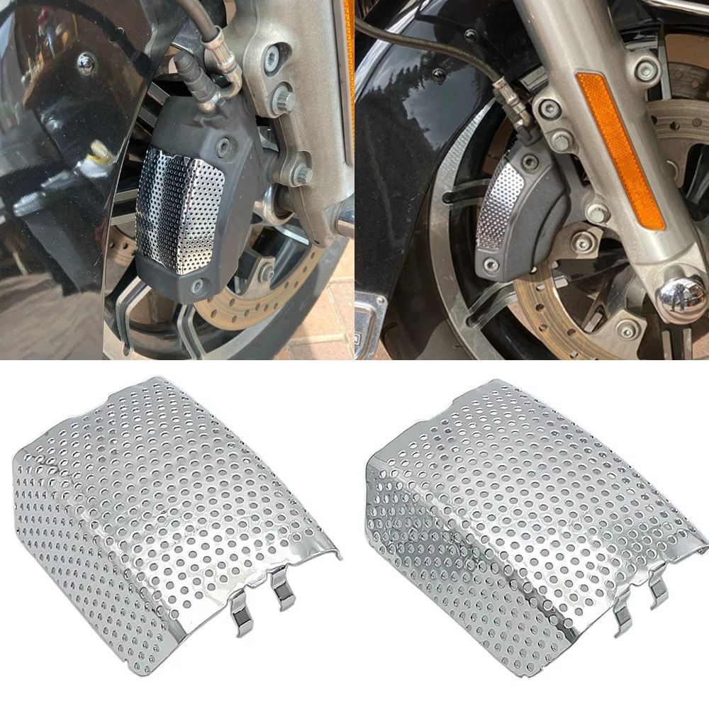 

Motorcycle Front Brake Caliper Cover For Harley Electra Glide Road Glide Road King FLHR Street Glide FLHX CVO V-Rod 2006-2019