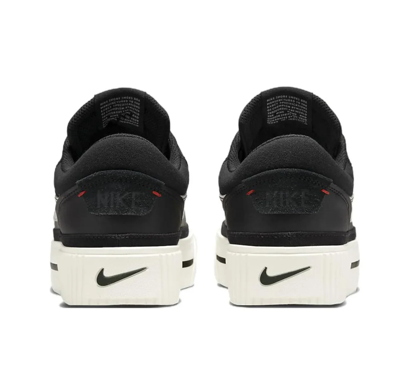 Nike original tribunal legado elevador sapatos femininos 2024 novo verão sola grossa aumentada moda leve tênis casuais