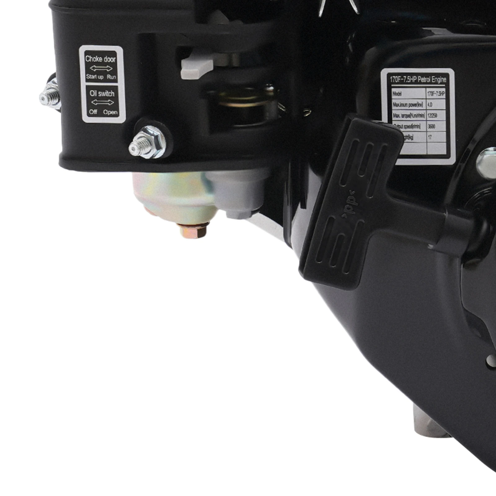 GX200 4000 W 7,5 PS 4-Takt-Benzinmotor, Standmotor, UL-Start, Mehrzweck-Luftkühlsystem, Benzinmotor – Detail 9