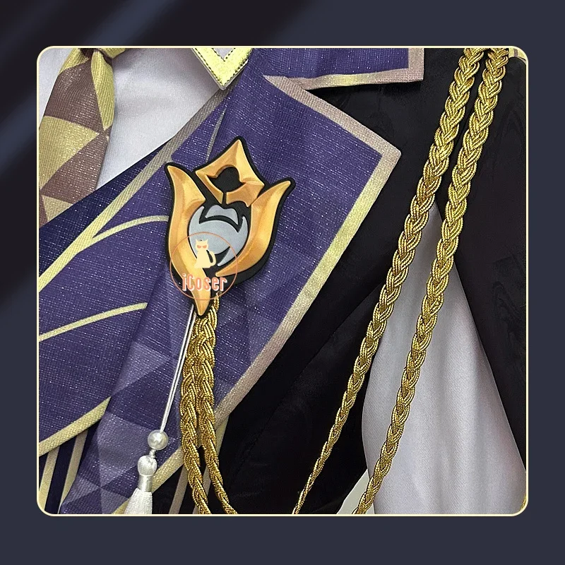 CosplayHonkai ستار السكك الحديدية افينتورين تأثيري حلي شعر مستعار عشرة حجر موحدة قبعة أقراط حفلة الهالوين للنساء الرجال الدعائم