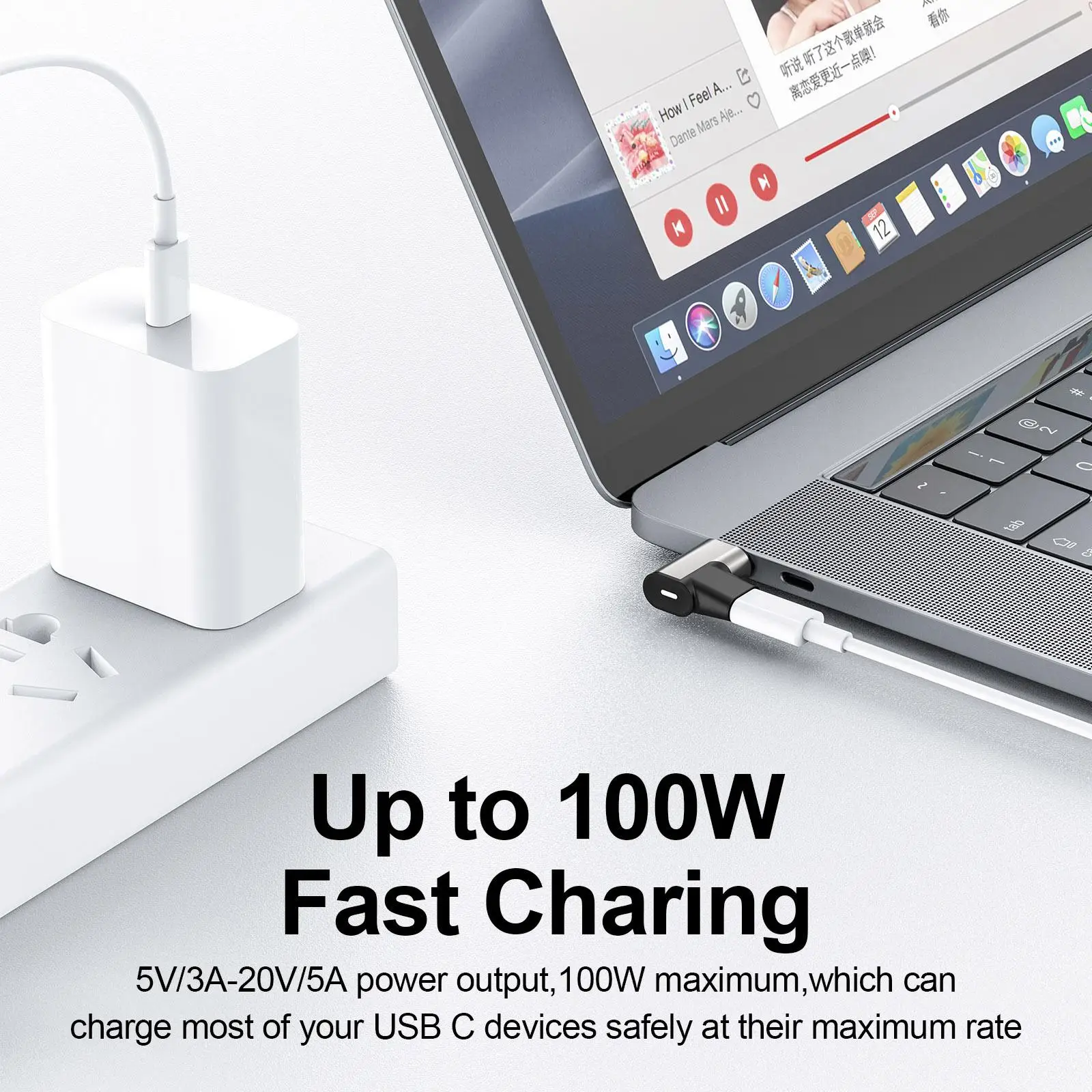 

Charging Adapter PD Fast Charging High Performance 10Gpbs Data Transfer Broad Compatibility 24 Gold Pin Professional for Laptop