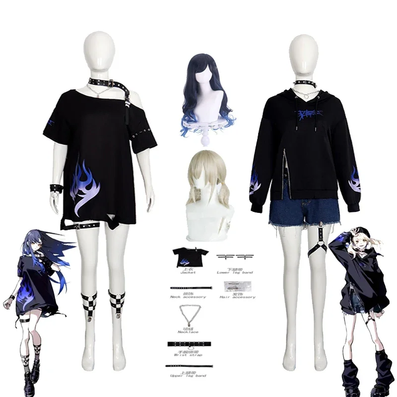 

Новый Azusawa Kohane Shiraishi, костюм топлива для косплея, проект Sekai, модная униформа, повседневная одежда, костюм для вечеринки на Хэллоуин