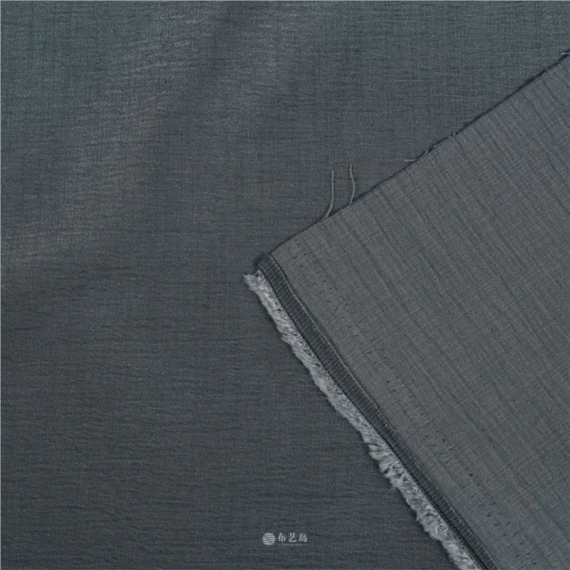 Matte cotton blended micro-pleated satin fabric for shirts trousers and skirts designer