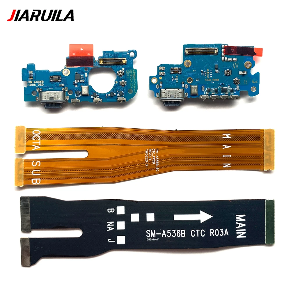 Charger Main Charging Port Board For Samsung A33 A53 A72 A73 A72 A52 4G 5G Motherboard Mainboard Connect USB Dock Flex Cable