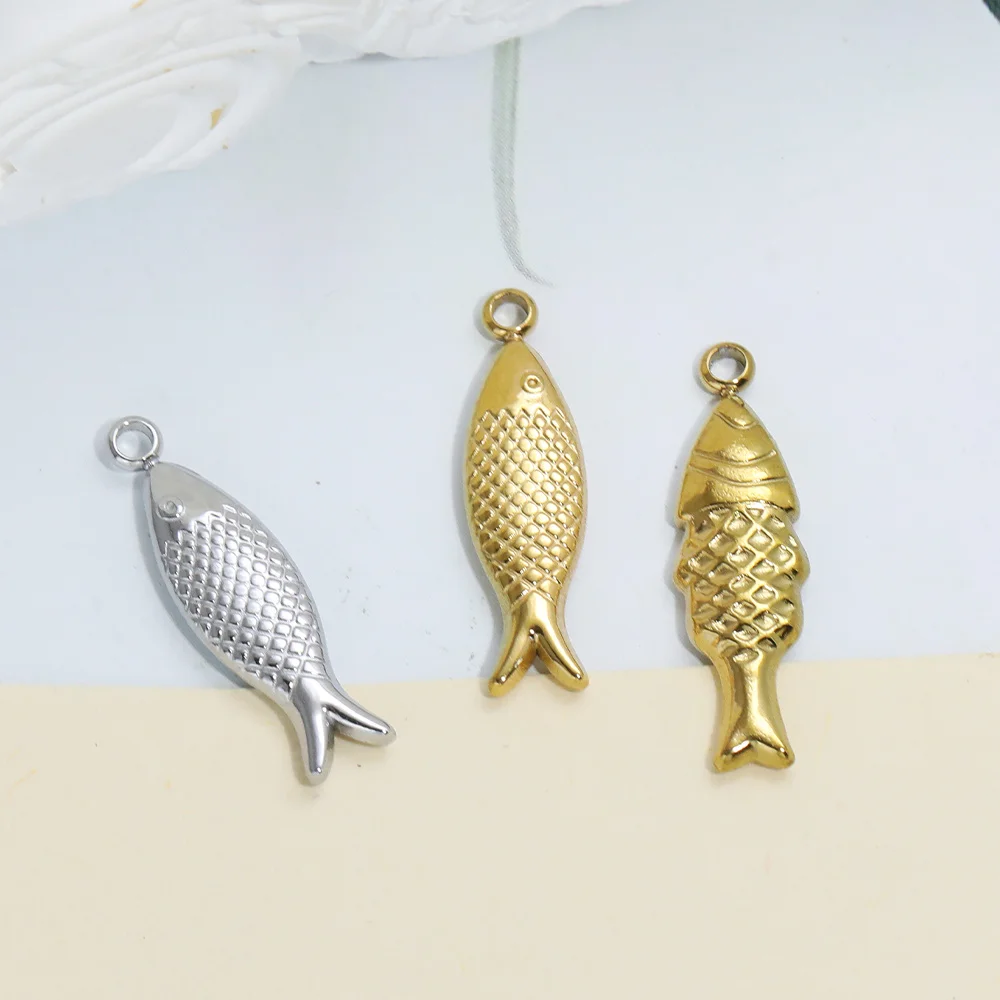 

Cordial Design 50Pcs Jewelry Accessories/Pendant For Earrings/Stainless Steel/Hand Made/Fish Shape/DIY Pendant #195196