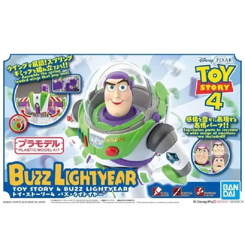 Bandai Genuine Cinema-rise BUZZ LIGHTYEAR WOODY Assembly Model Toys Boys Girls  Kids Christmas GiftCollectible Model Ornaments