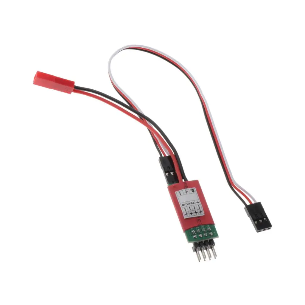 Metal 3CH LED Lights Switch RC Car Model Accessory Remote Controlled Lamp Kit for 4x4 Vehicles