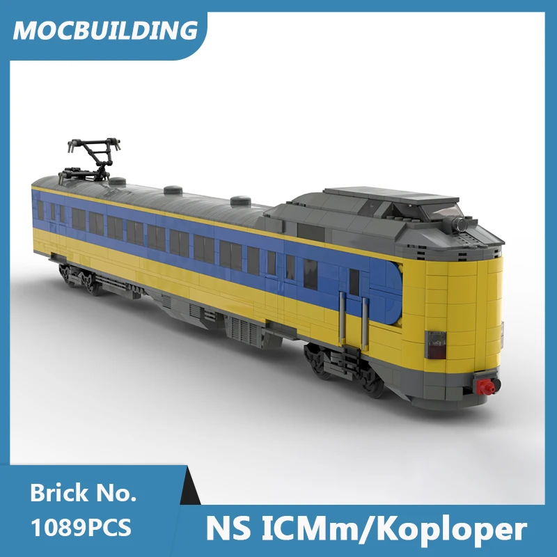 MOC Building Blocks NS ICMm/Koploper Train City Express Model DIY Assembled Bricks Creative Display Collection Toy Gifts 1089PCS