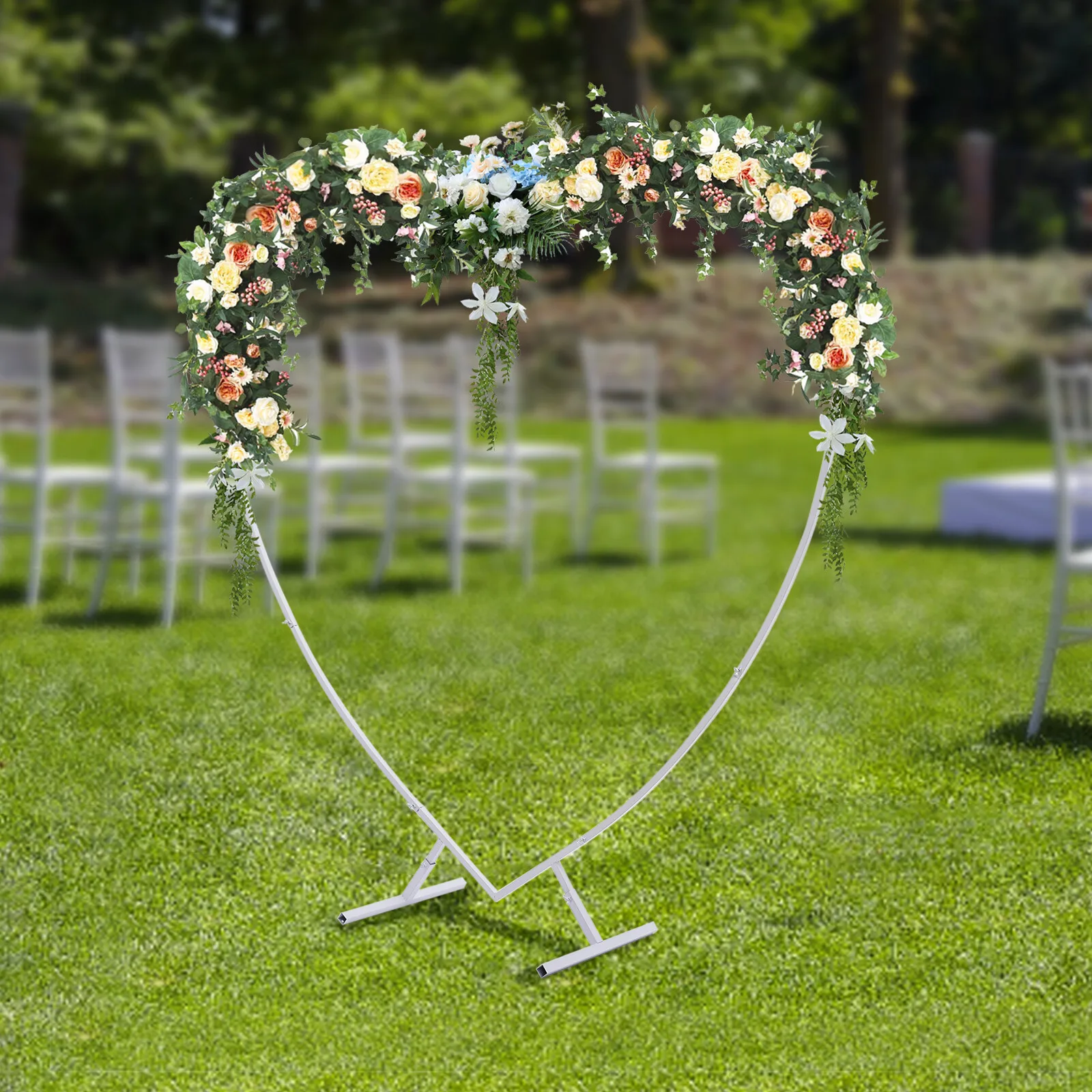 Arco cardiaco facile da mantenere per multi-occupazioni: superficie liscia e impermeabile pulita con un panno bagnato, adatta per matrimoni
