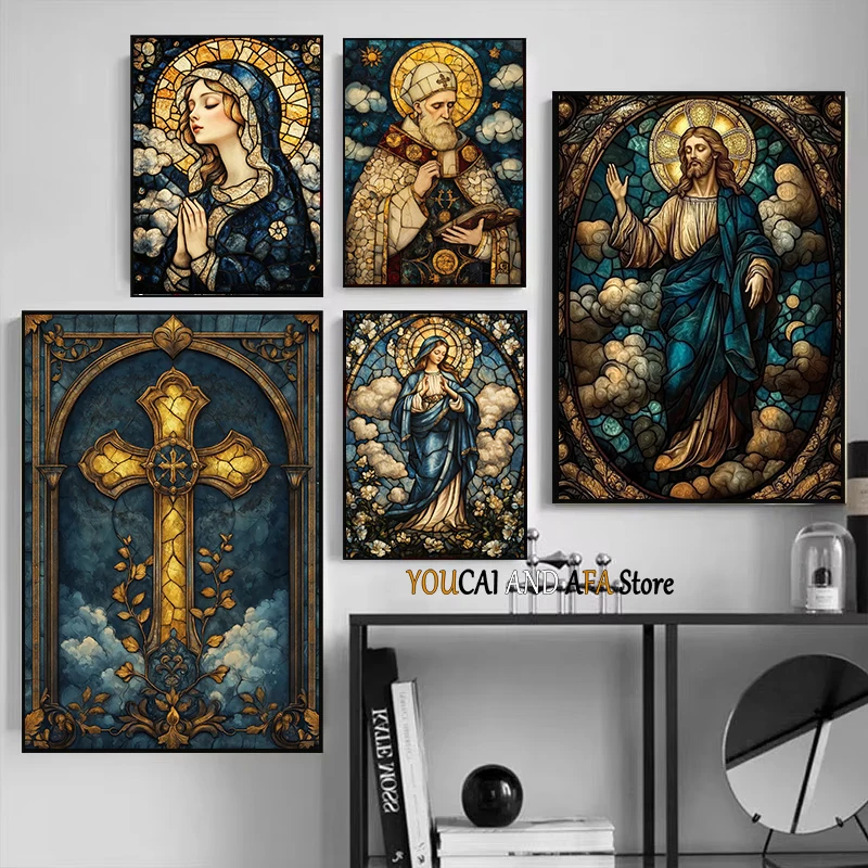 Stained Glass Virgi… - image