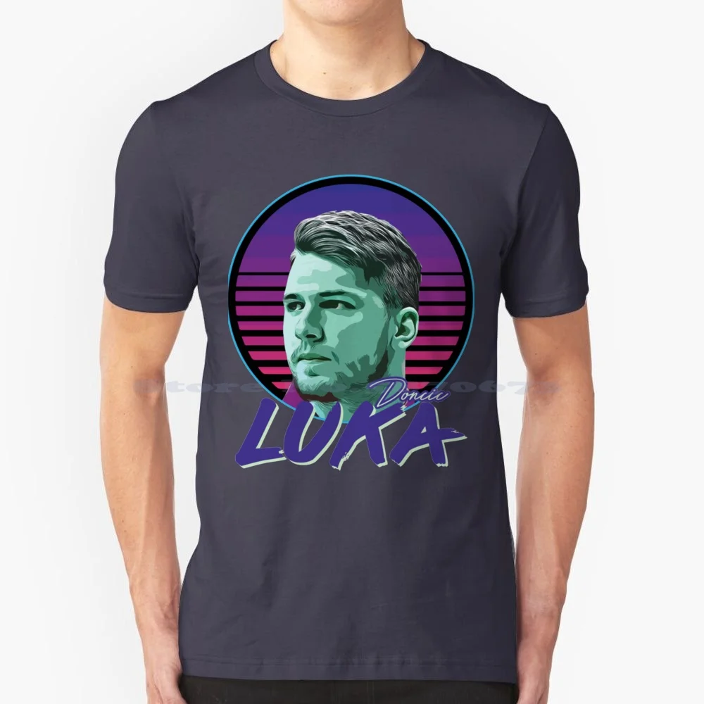 Doncic Luka T Shirt 100% Cotton Tee Texas Dallas Mavs Goat Dirk Nowitzki Mvp Germany Rookie Luka Don?I? Bball Champion Europe