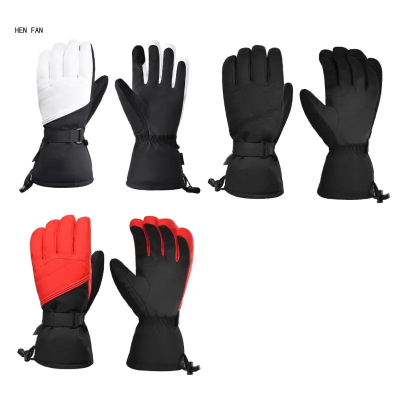 

Breathable Ski Gloves Touchscreens Glove Warm Snowboard Gloves for Men and Women M89D