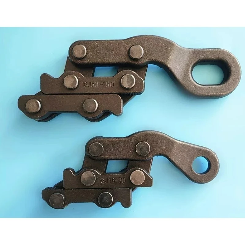 GJ16-70 GJ16-150 Multi Purpose Cable Gripper Clamp Steel Strand Wire Tensioning Fastening Tool