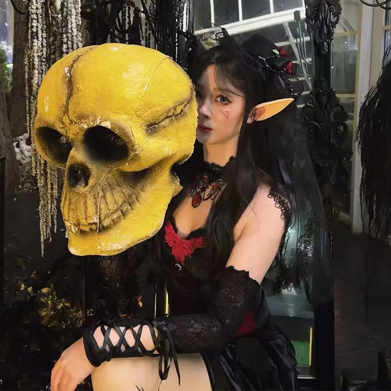 Готическая шифоновая роза, черно-белая женская шляпа в стиле ретро, темная цепочка для свадебной вечеринки, Хэллоуина, косплея, вампира, роскошная шляпа, модные вещи