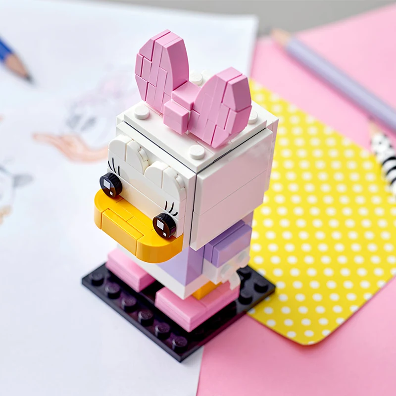 Lego Block Toy Fangtouzi Series 40476 Daisy Duck Toy Block Cadeau pour garçons et filles
