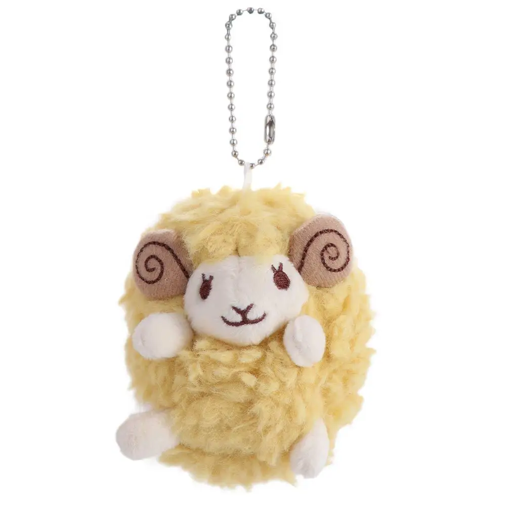 Cartoon Anime Mini Sheep Plush Keychain Mini Sheep Stuffed Sheep Plush Pendant Lamb Fluffy Soft Lamb Doll Ornament Children Toys