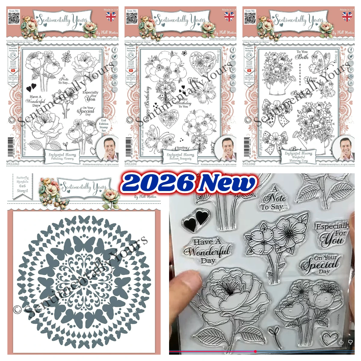 New Christmas Panel Festive Holly Celebration Alphabet Cutting Dies Borders A6 Die Set DIY Scrapbook New Sentiments Stamps 2026