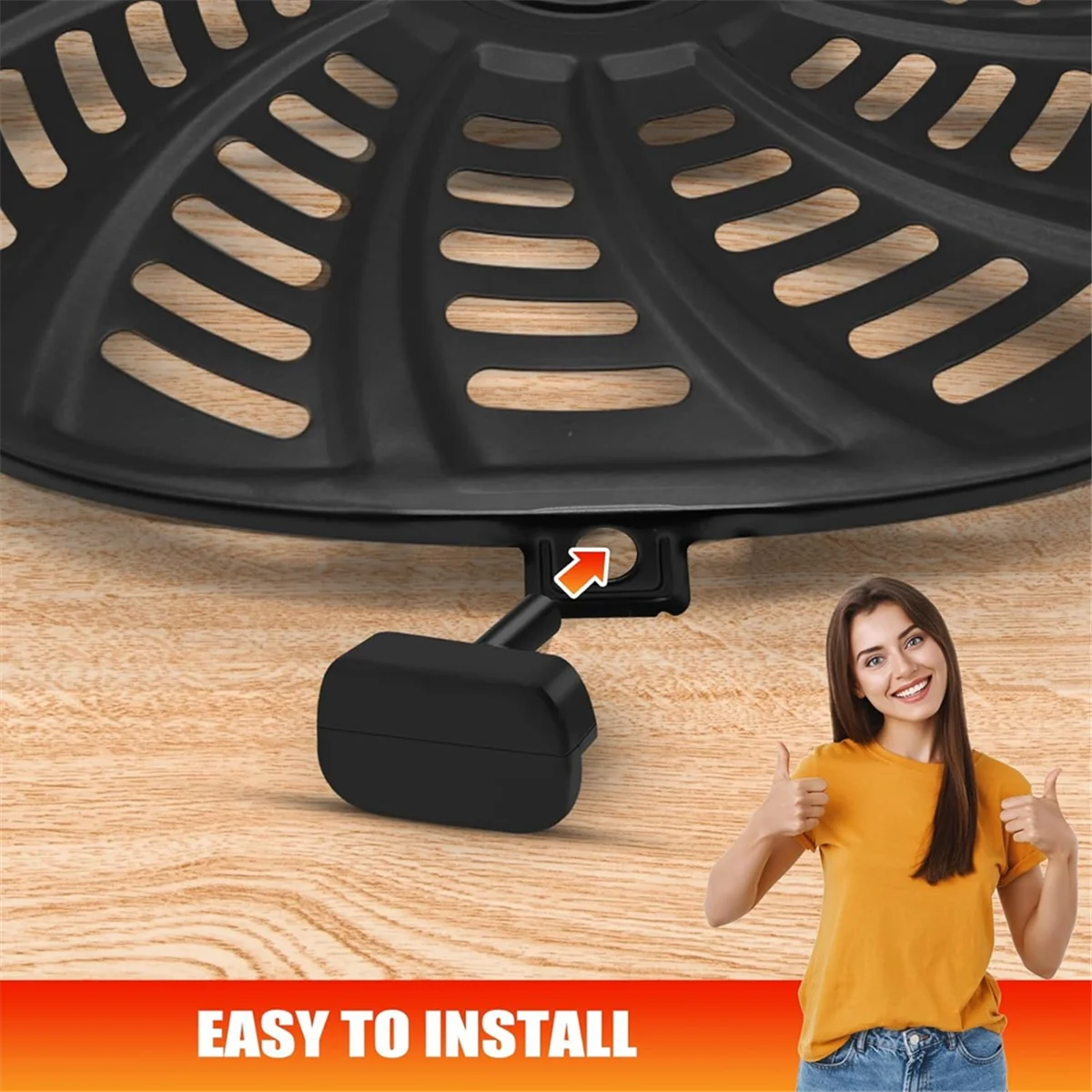ABBZ-Pieds en Caoutchouc pour Friteuse à Air, pour GAF686, GAF798, GAF838, Four, Etc, 12 Pièces de Rechange en Silicone, Onglets et Embouts