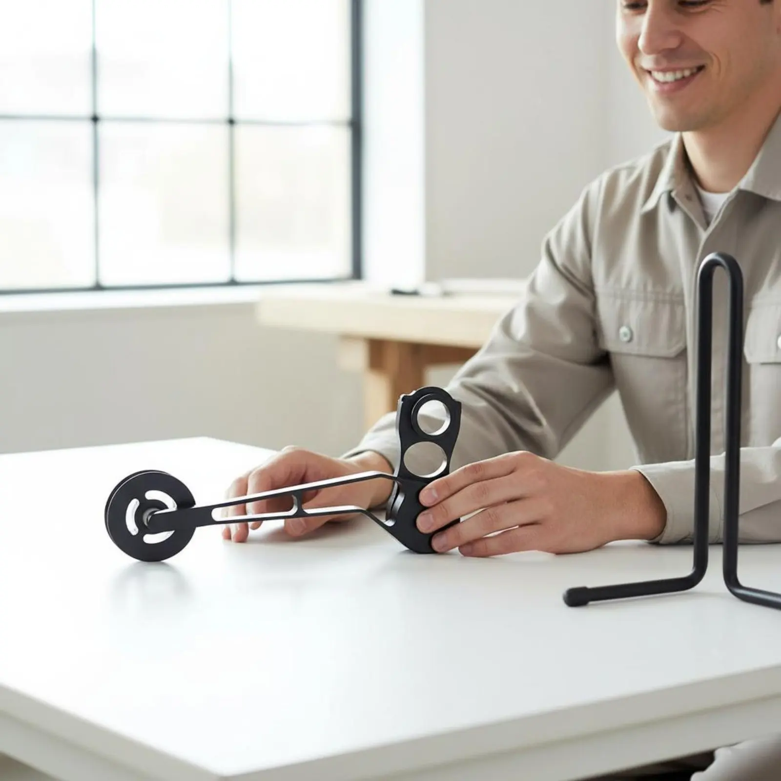 

Натяжитель цепи заднего переключателя для велосипеда, легкий, для складных велосипедов, простая установка, деталь трансмиссии