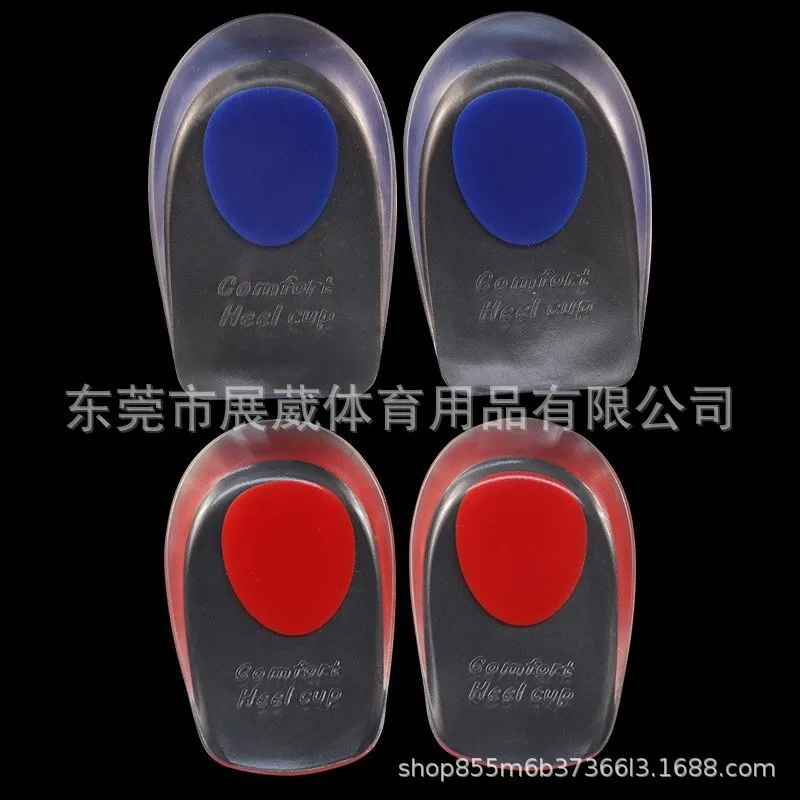 وسادات كعب جل للأحذية - وسائد ناعمة على شكل حرف U لامتصاص الصدمات وتخفيف آلام الكعب والراحة