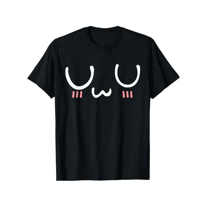 

Cute Uwu Face T Shirt Kawaii Anime Graphic Tee Funny Japanese Aesthetic Outfit Casual Summer Short Sleeve Tops S-3XL