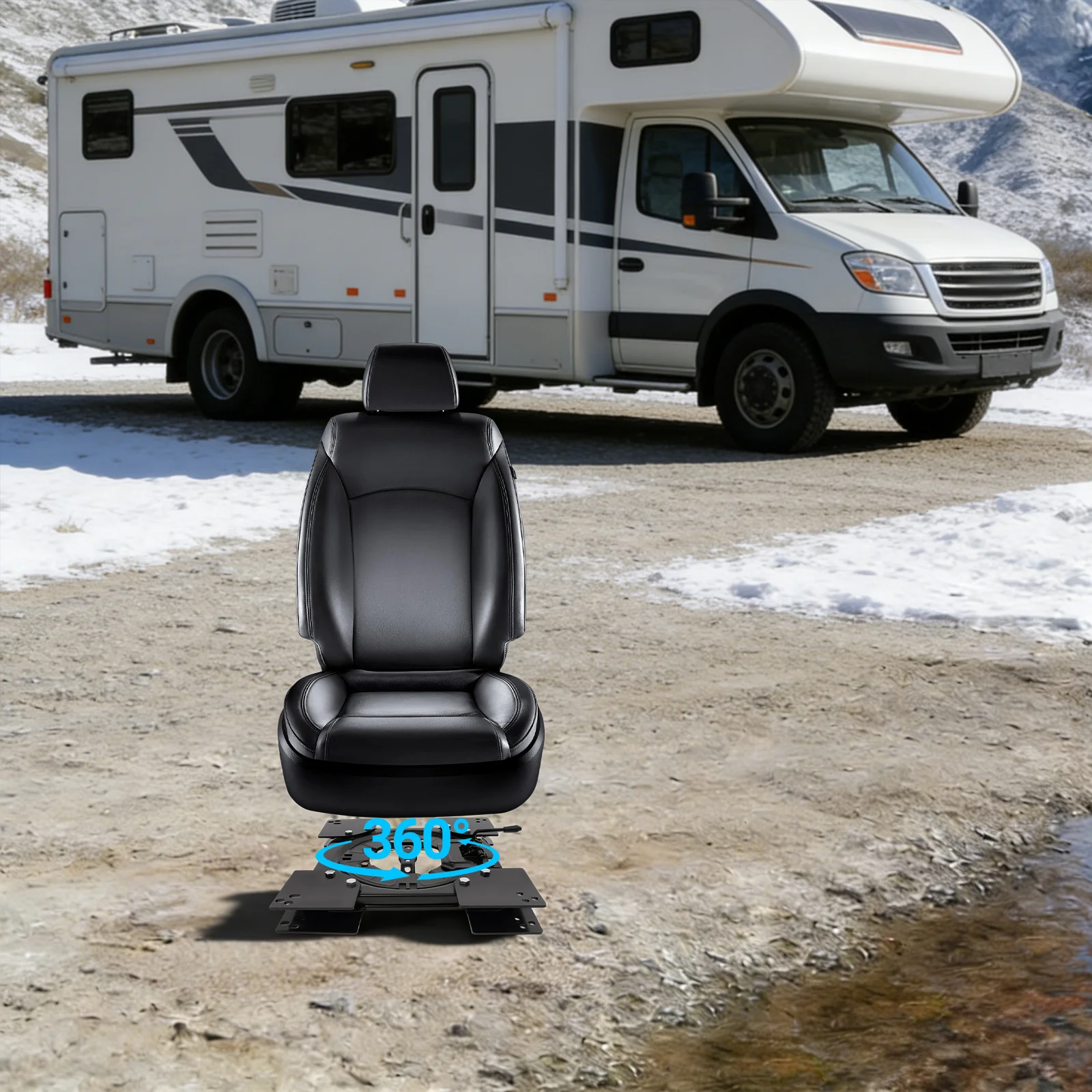 

RV Swivel Seat Base for 2007-2018 Mercedes-Benz Sprinter 2007-2018 VW Crafter 2014-2020 Ford Transit and 2003+ VW T5 T6