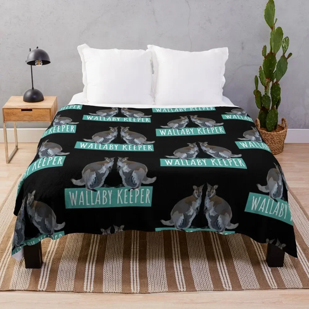 

Wallaby Keeper Throw Blanket Soft Plush Blanket as Housewarming Gift