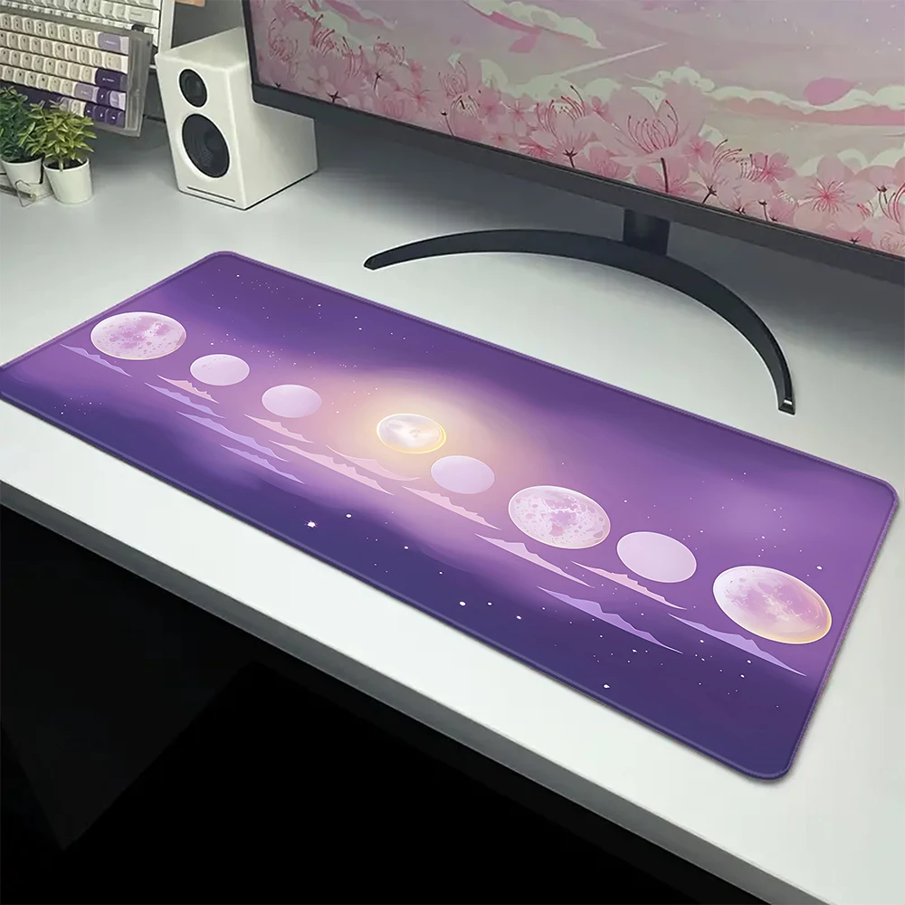 Pink Sky Space Mouse Pad Large Mouse Mat Big Desk Mat Office Laptop Keyboard Mousepad XXL PC Table Carpet Rubber Mouse Pads