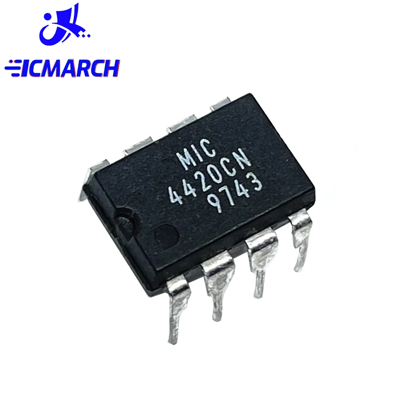 5PCS MIC4420 MIC4420YN DIP-8 Driver Chip DIP8 New Good Quality Chipset